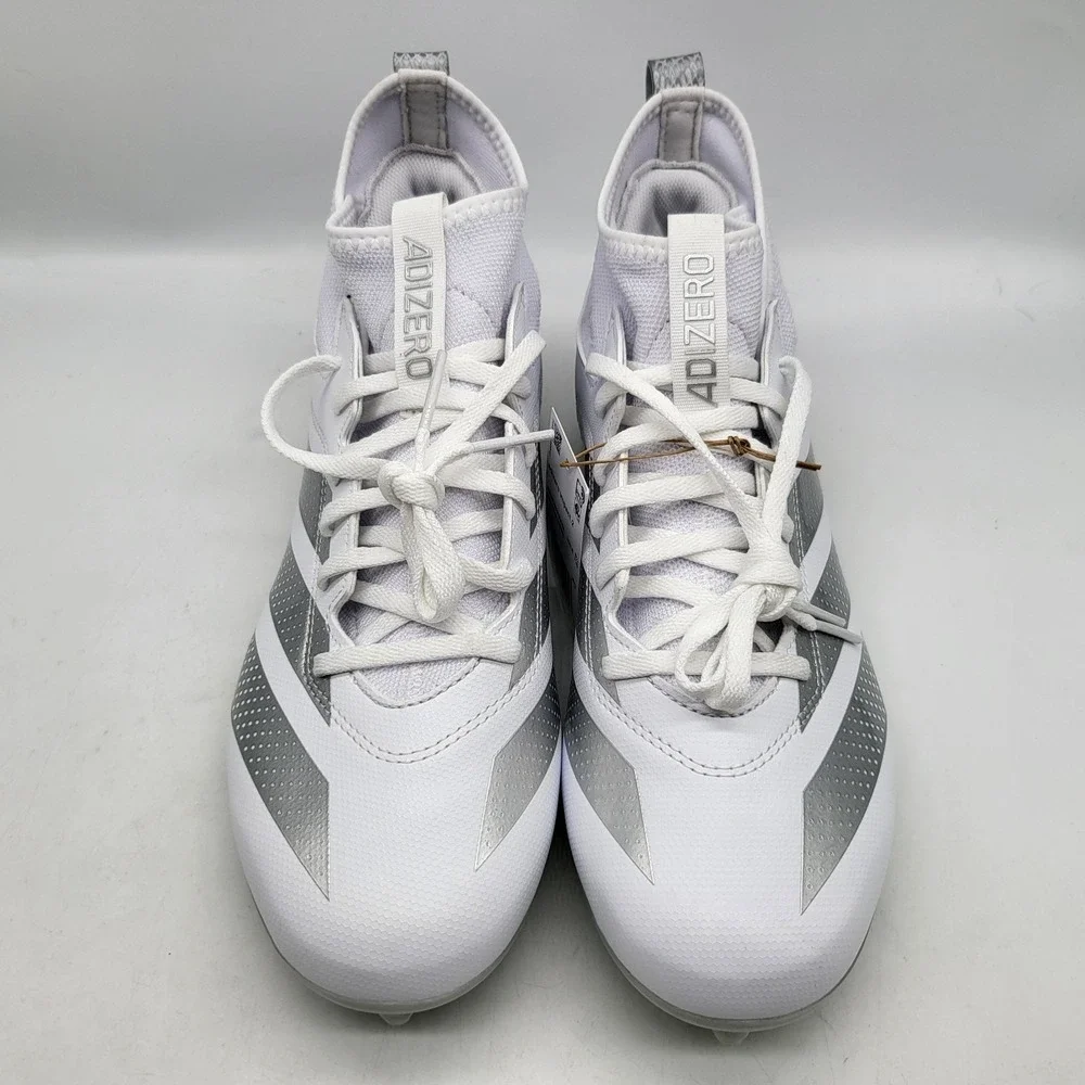 Adidas‎ Adizero Impact 2 Football Cleats White Silver Men's US 9 IF9347
